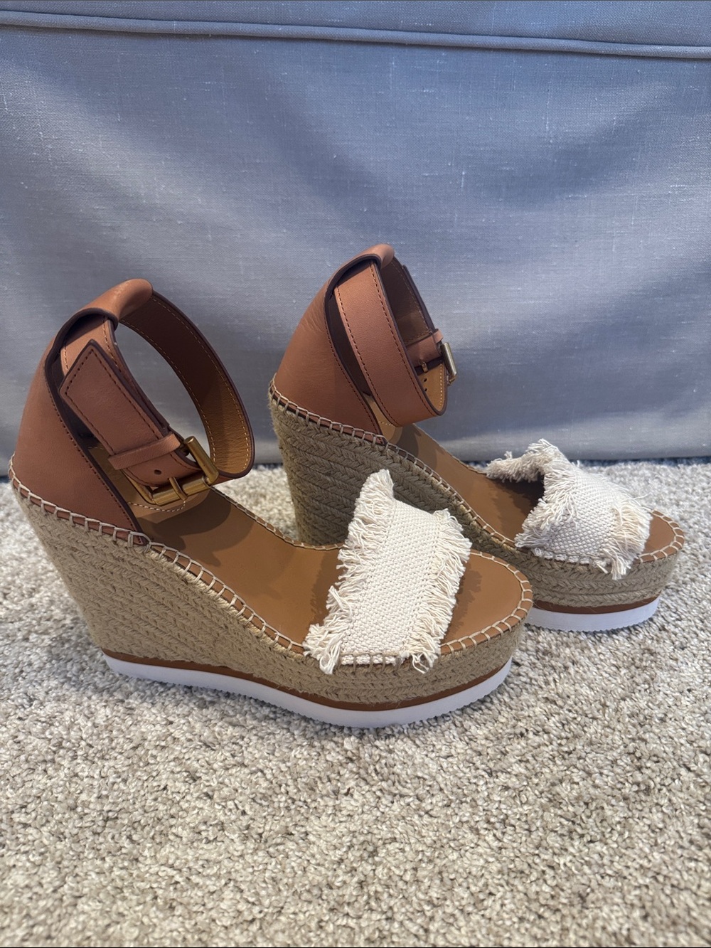 See By Chloe Glyn Fringed Wedge